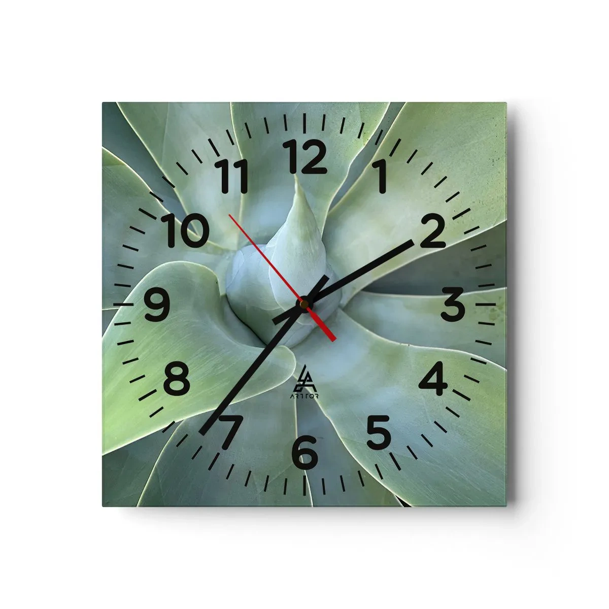 Nástenné hodiny - Zrodenie zelene - 40x40 cm