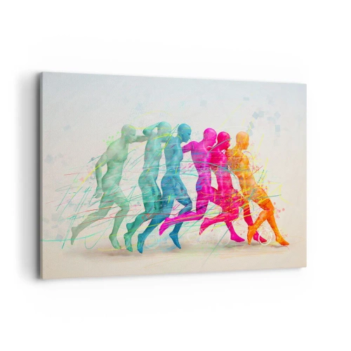 Obraz na plátne - Harmónia pohybu - 120x80 cm