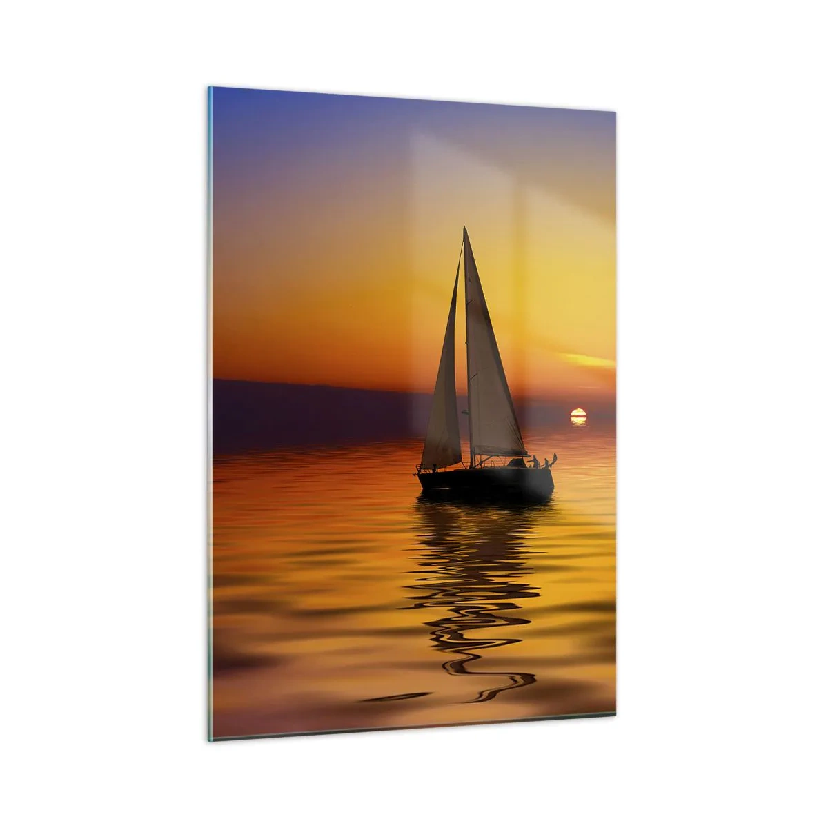 Obraz na skle - Ako je tu za súmraku ticho… - 50x70 cm