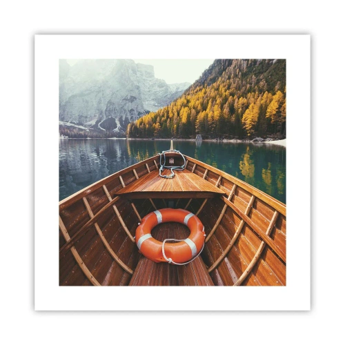 Plagát - Horská túra - 40x40 cm