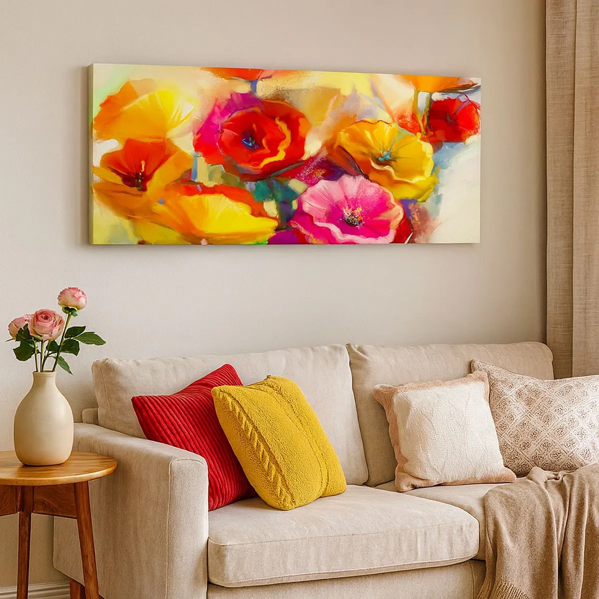 Obraz na plátne - Nielen červené - 100x40 cm