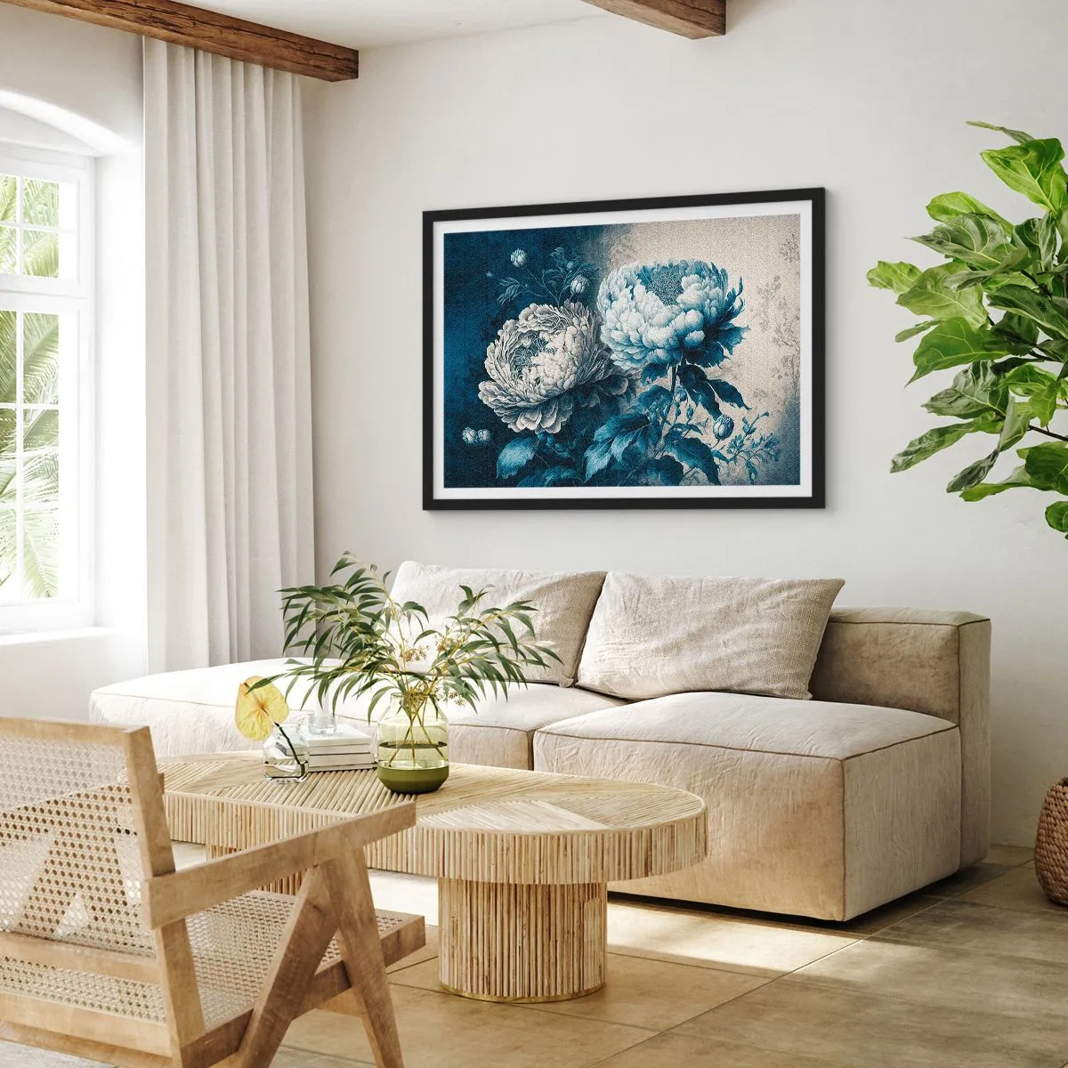 Plagát v čiernom ráme - Zhodný pár - 70x50 cm