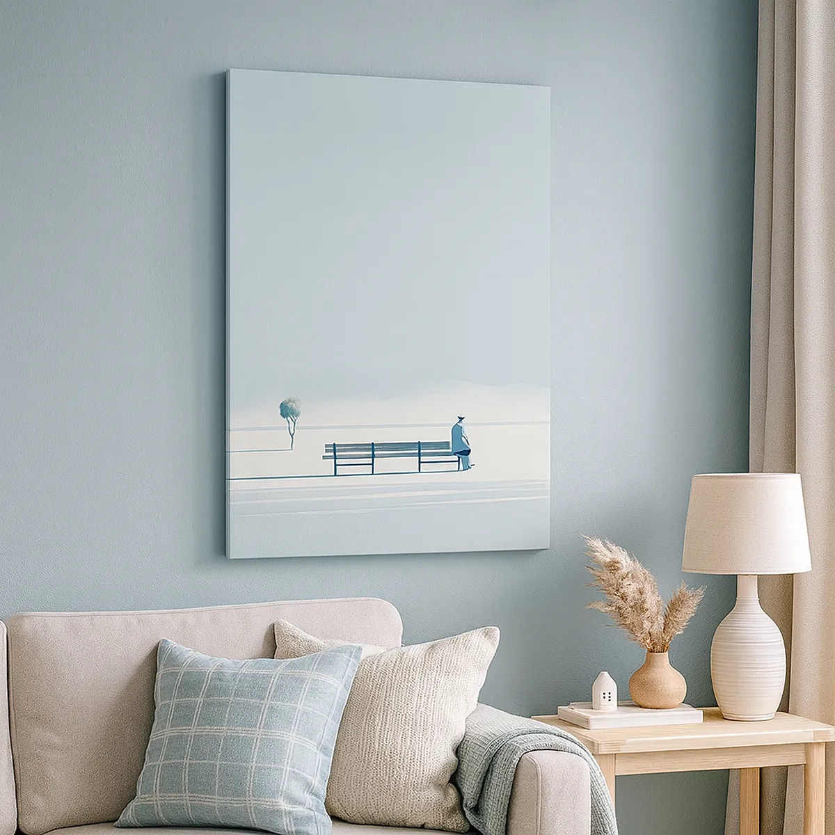 Obraz na plátne - Áno, čakám. - 50x70 cm