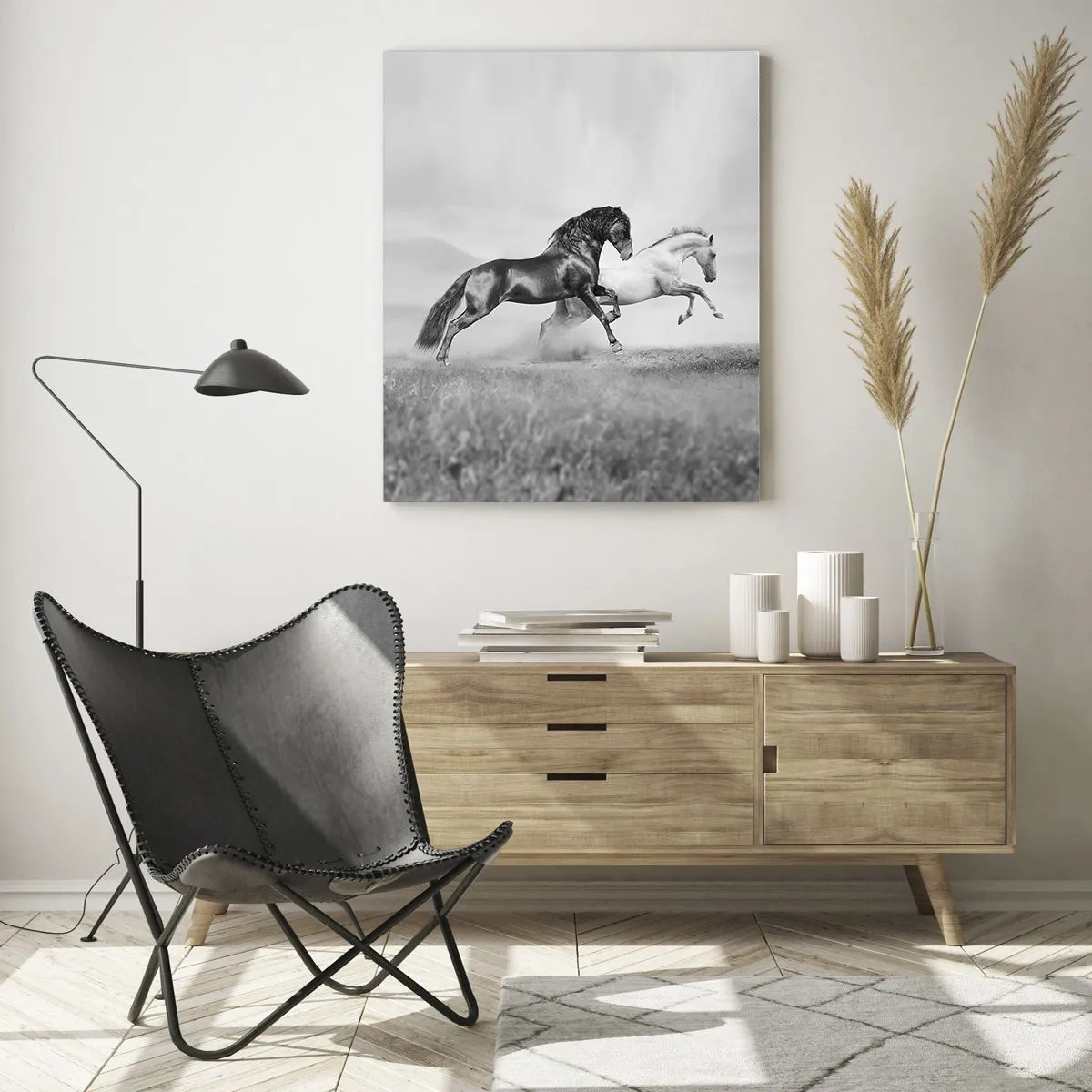 Obraz na skle - Anjeli a démoni - 80x120 cm