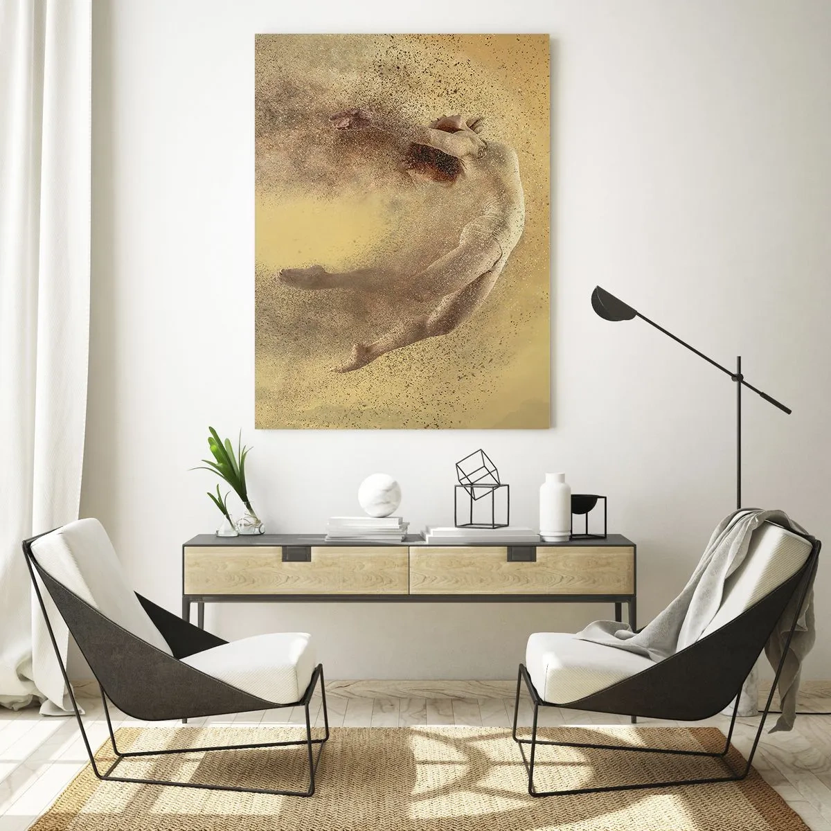 Obraz na skle - V tanečnom vytržení - 80x120 cm