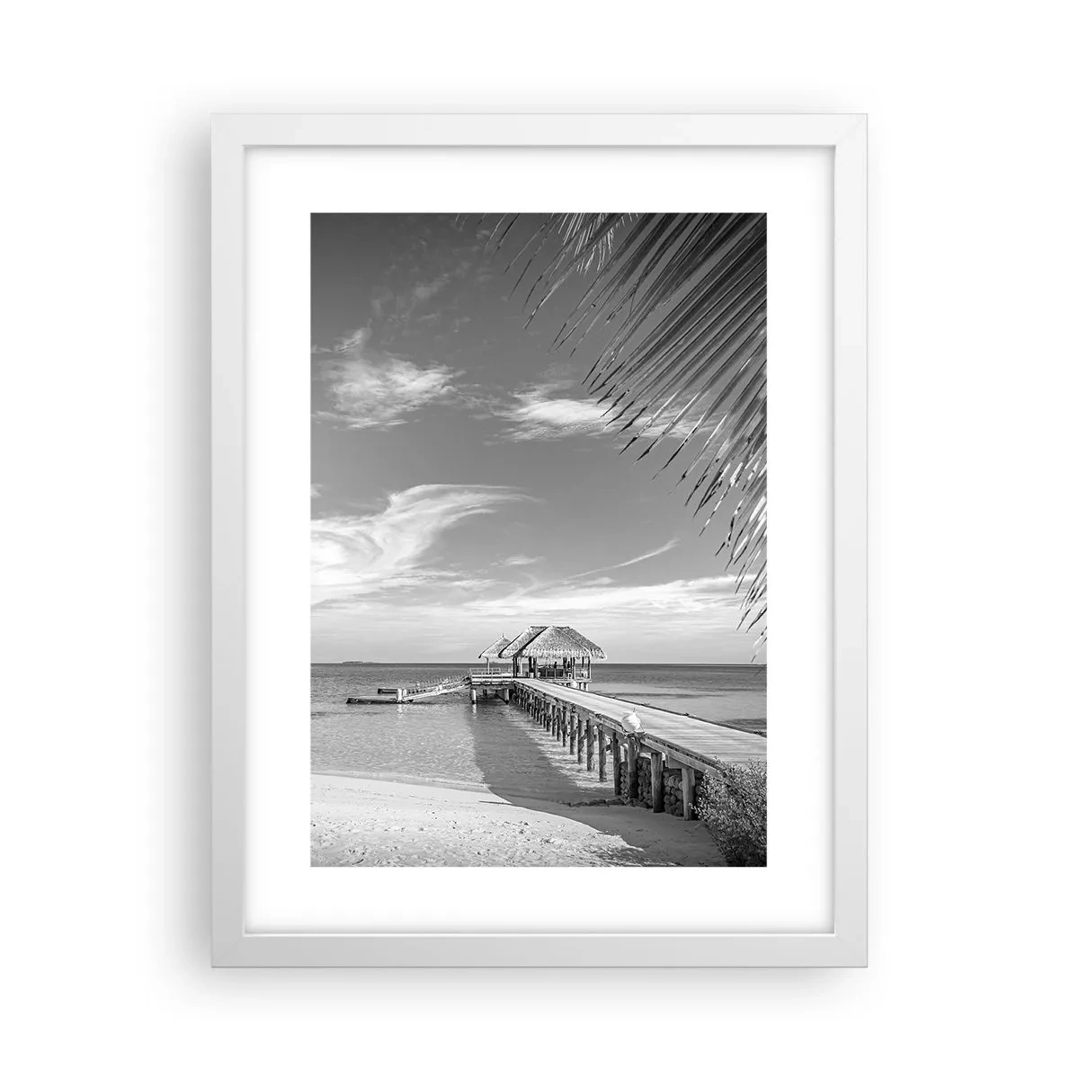 Plagát v bielom ráme - Spomienka alebo sen? - 30x40 cm