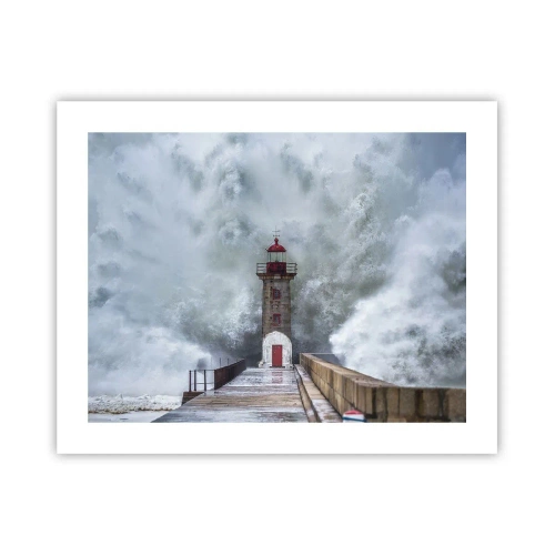 Plagát - Hukot vody, šum vetra - 50x40 cm