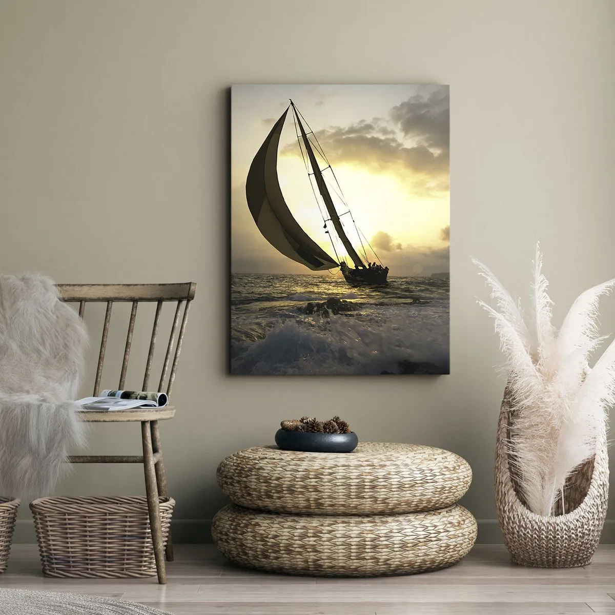 Obraz na plátne - S vetrom a proti vetru - 50x70 cm