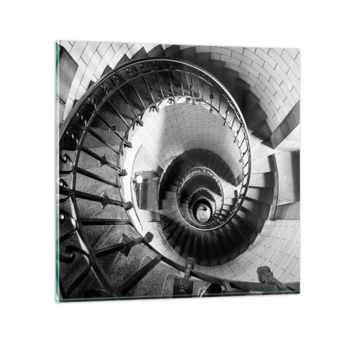 Obraz na skle - Len vyššie a vyššie - 60x60 cm