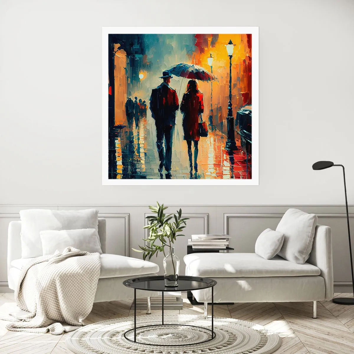 Plagát - Mestská love story - 30x30 cm