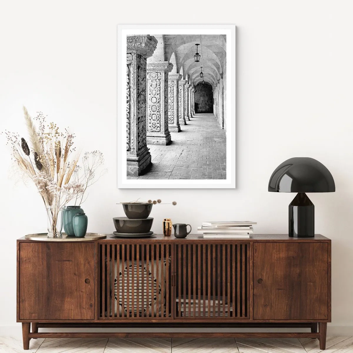 Plagát v bielom ráme - Kam…? - 40x50 cm