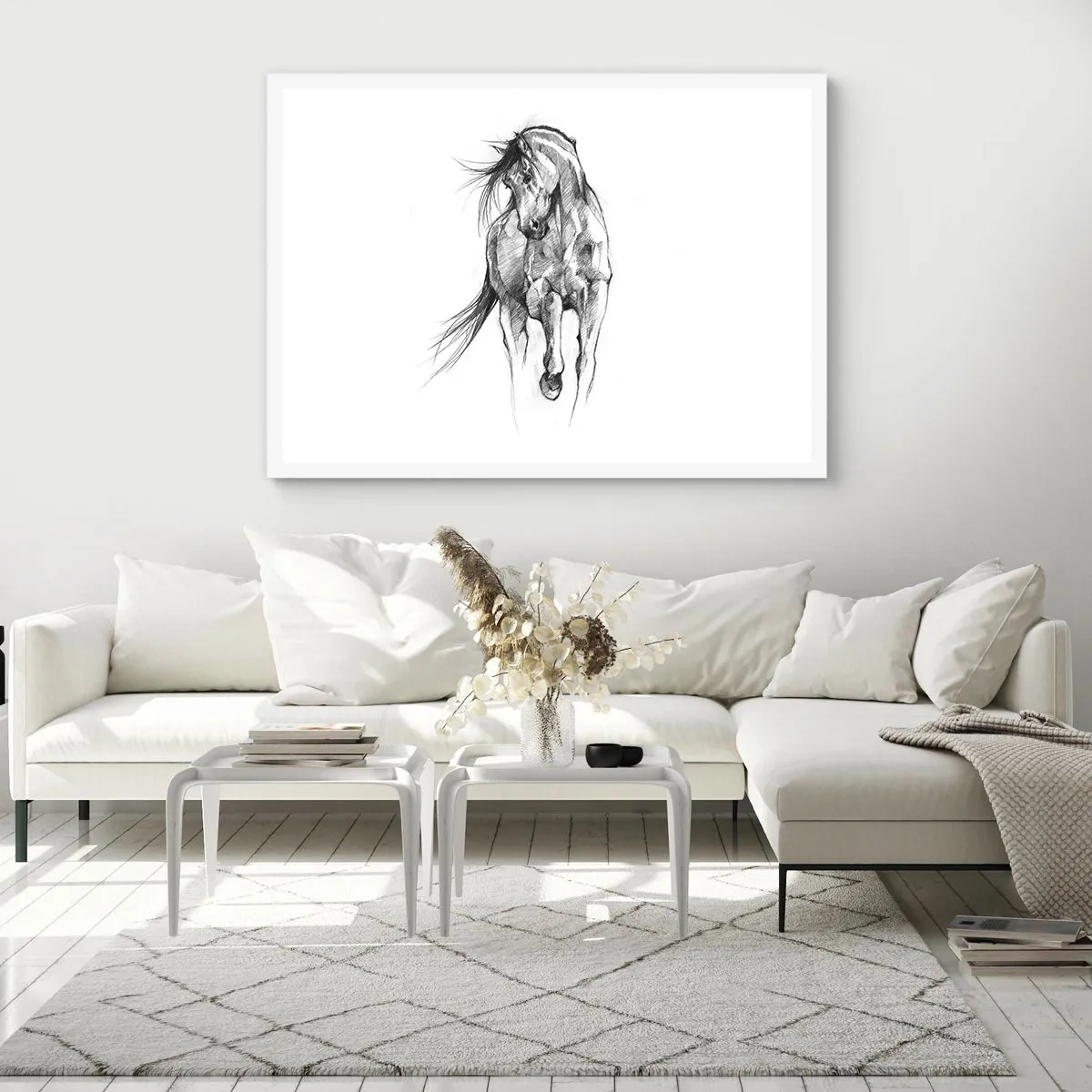 Plagát v bielom ráme - V ladnom kluse - 91x61 cm