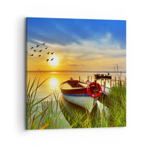 Obraz na plátne - Kormorány už odlietajú - 70x70 cm