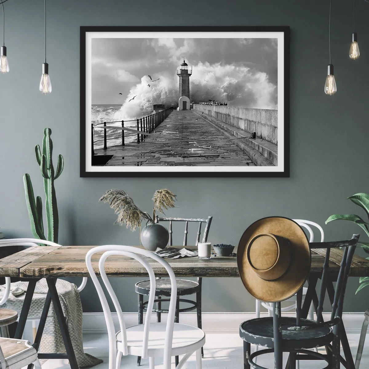 Plagát v čiernom ráme - Nebojácna - 100x70 cm