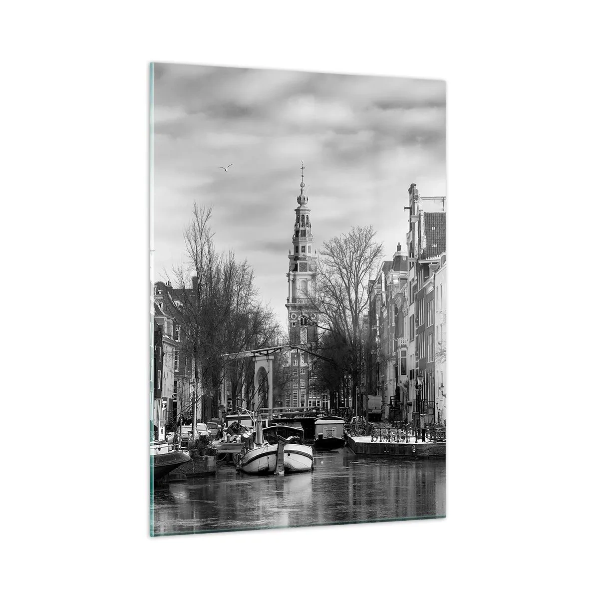 Obraz na skle - Amsterdamské vibrácie - 50x70 cm
