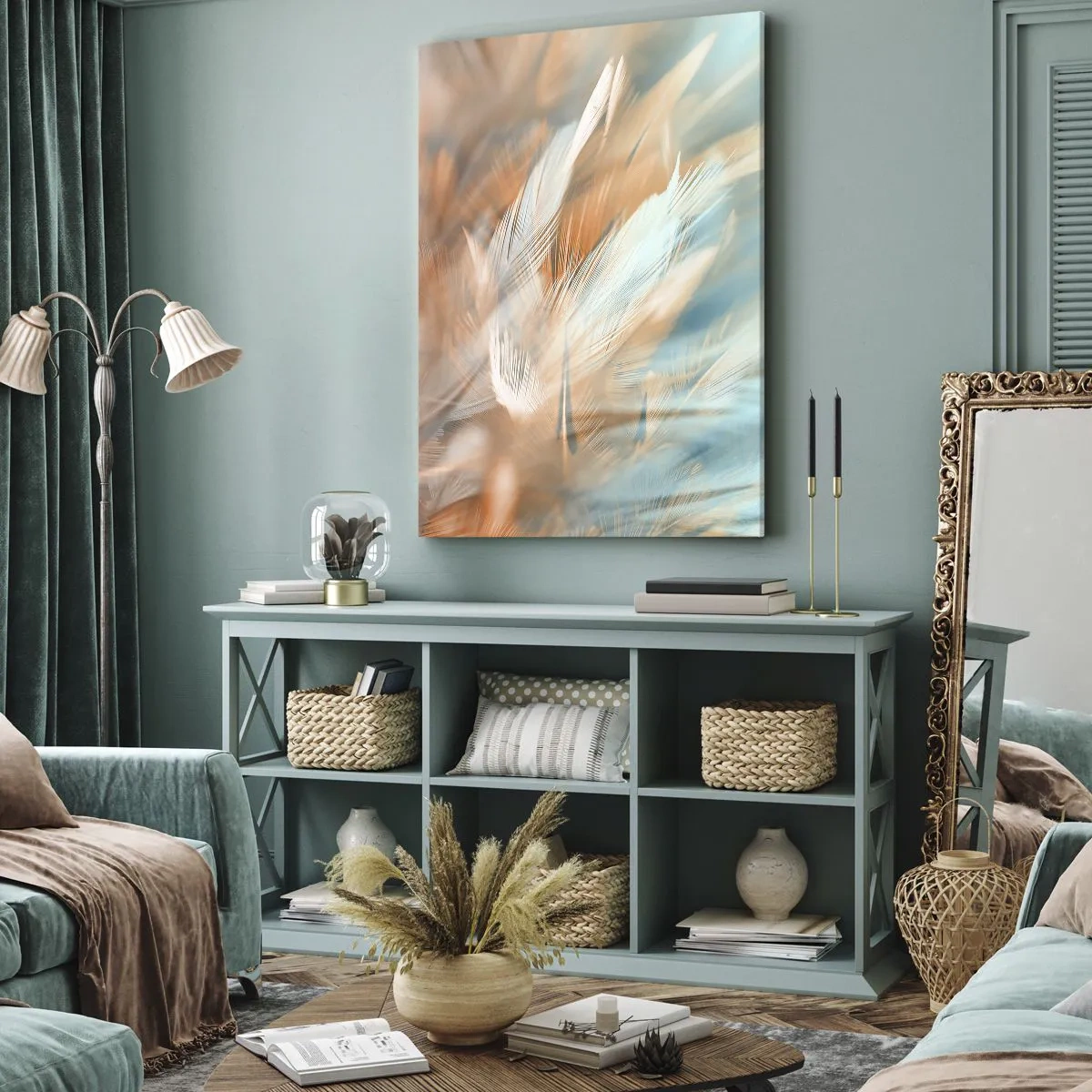 Obraz na plátne - V krajine nehy - 65x120 cm