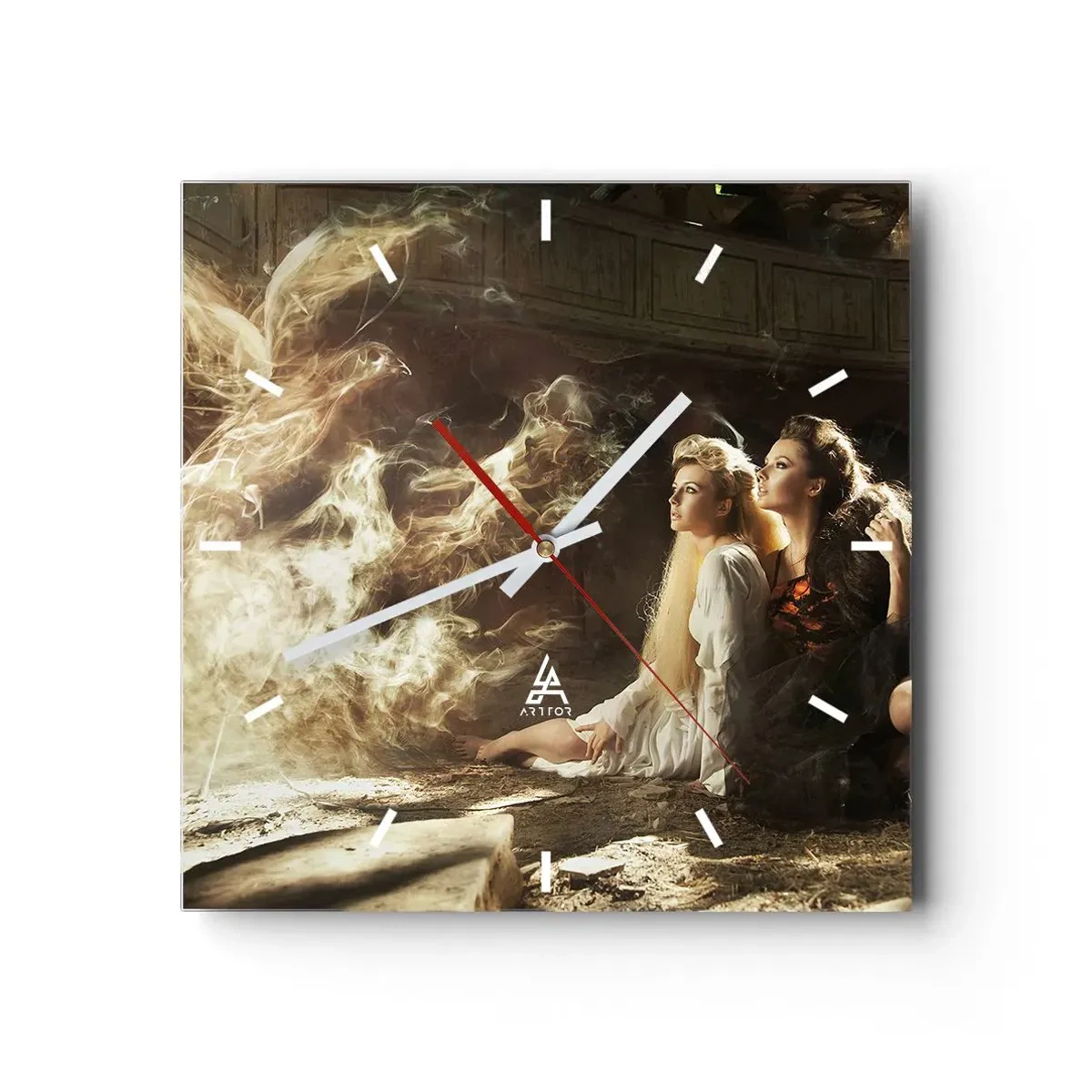 Nástenné hodiny - A bola poézia - 30x30 cm