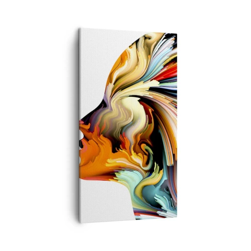 Obraz na plátne - Explózia predstavivosti - 45x80 cm