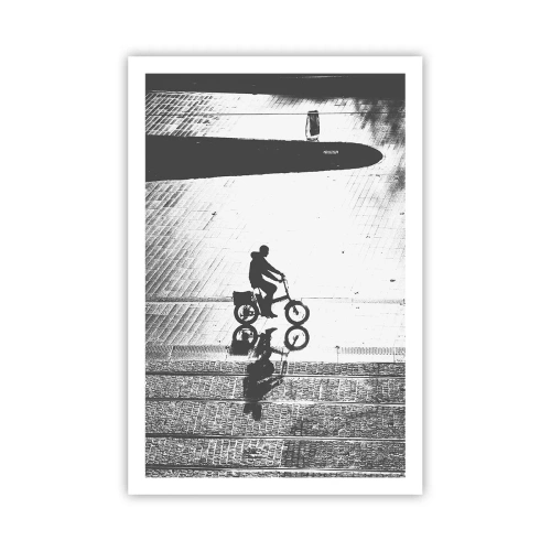 Plagát - Dopredu, cez mesto - 61x91 cm