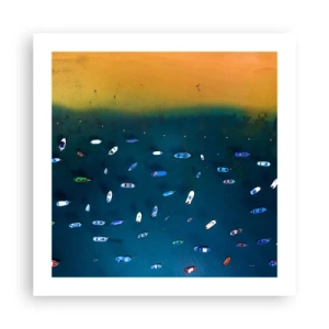 Plagát - Prázdninová hra - 50x50 cm