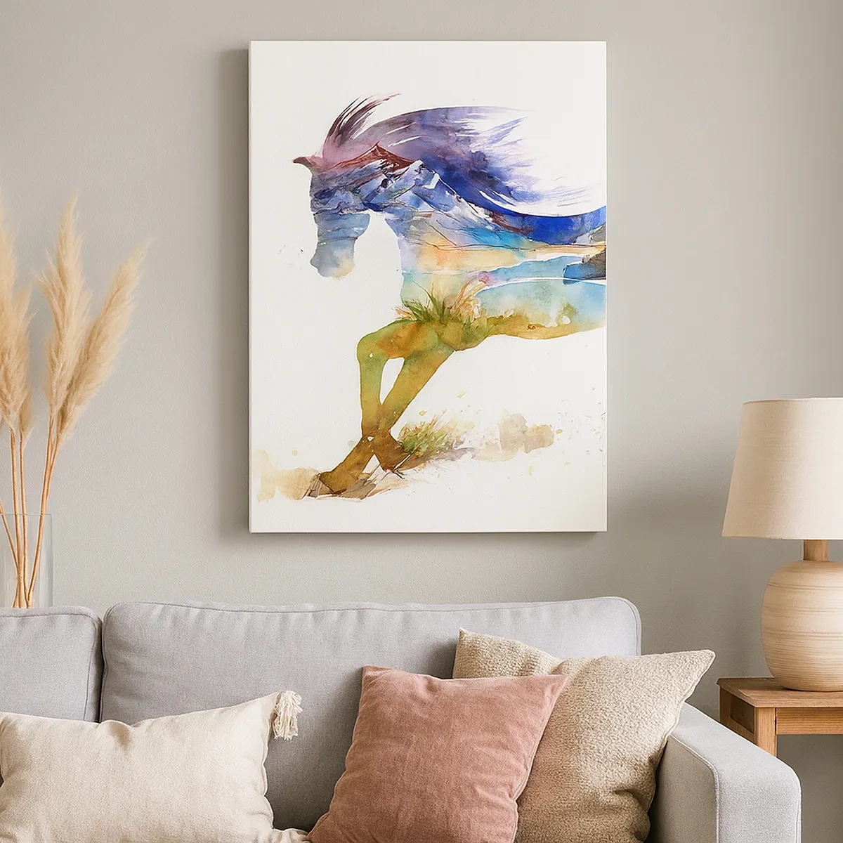 Obraz na plátne - Z lúky priamo do neba - 50x70 cm