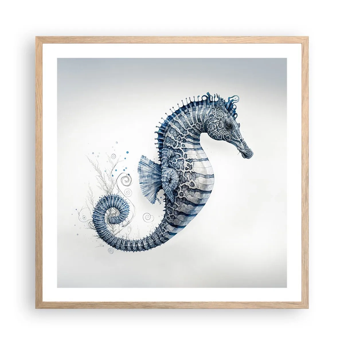 Plagát v ráme zo svetlého duba - Jemný vtip prírody - 60x60 cm