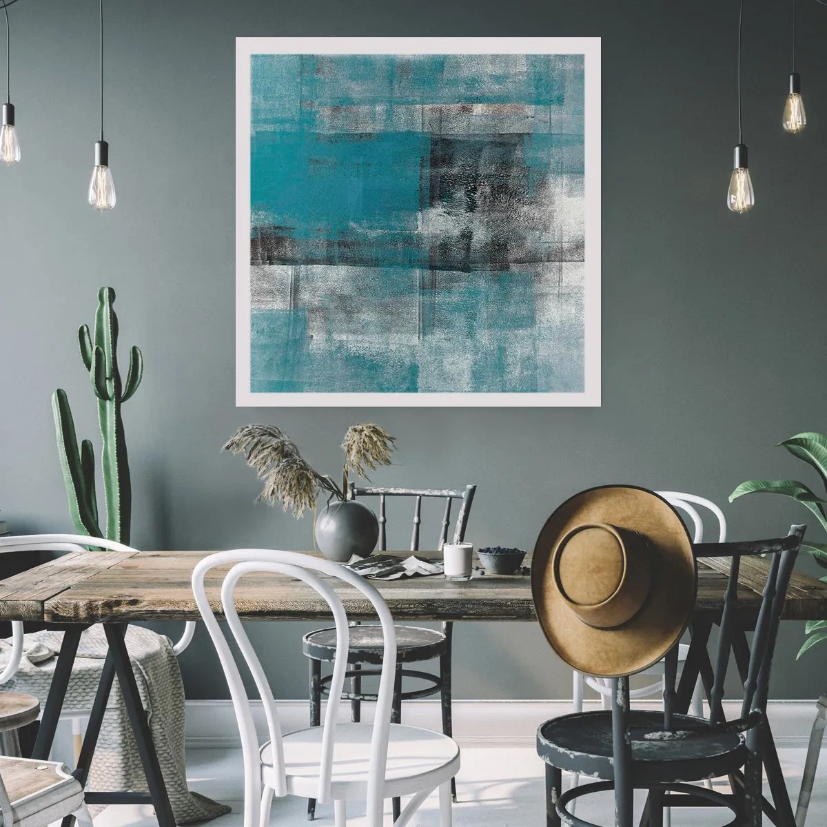 Plagát - Voda a vzduch - 50x50 cm