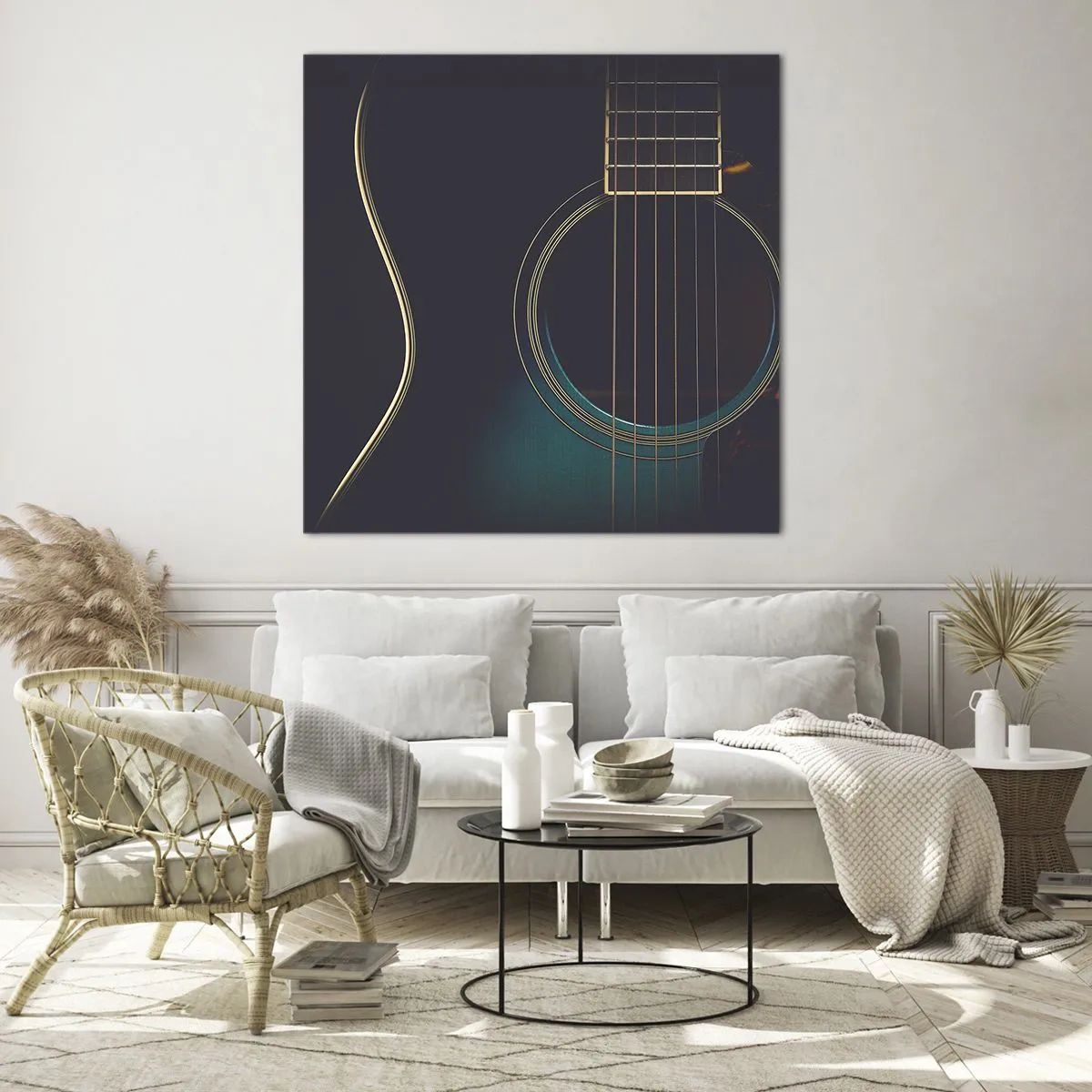 Obraz na skle - Okamih, než to zaznie - 60x60 cm