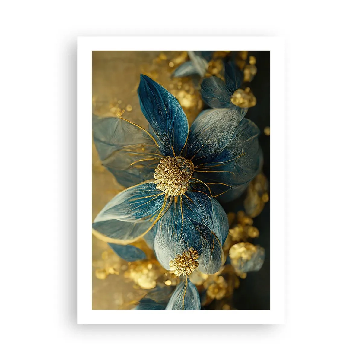 Plagát - Rozkvitnúť zlatom - 50x70 cm