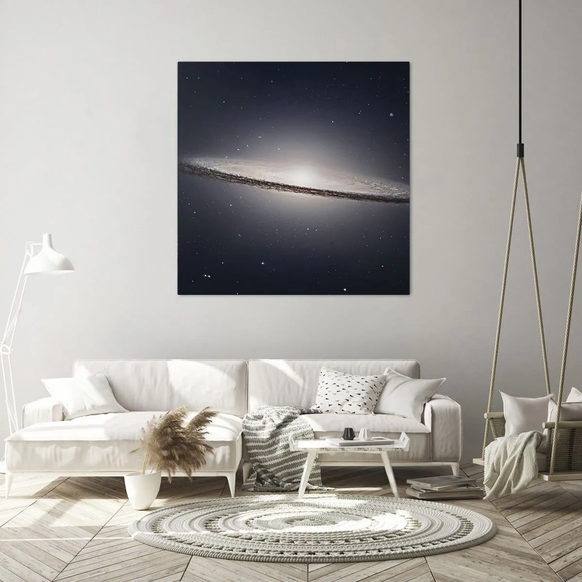 Obraz na plátne - Kedysi dávno v jednej preďalekej galaxii… - 40x40 cm
