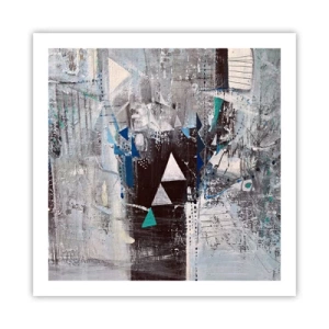 Plagát - Prednostné poradie trojuholníkov - 60x60 cm