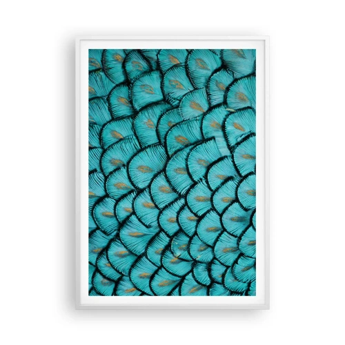 Plagát v bielom ráme - Veľká slávnosť peria - 70x100 cm