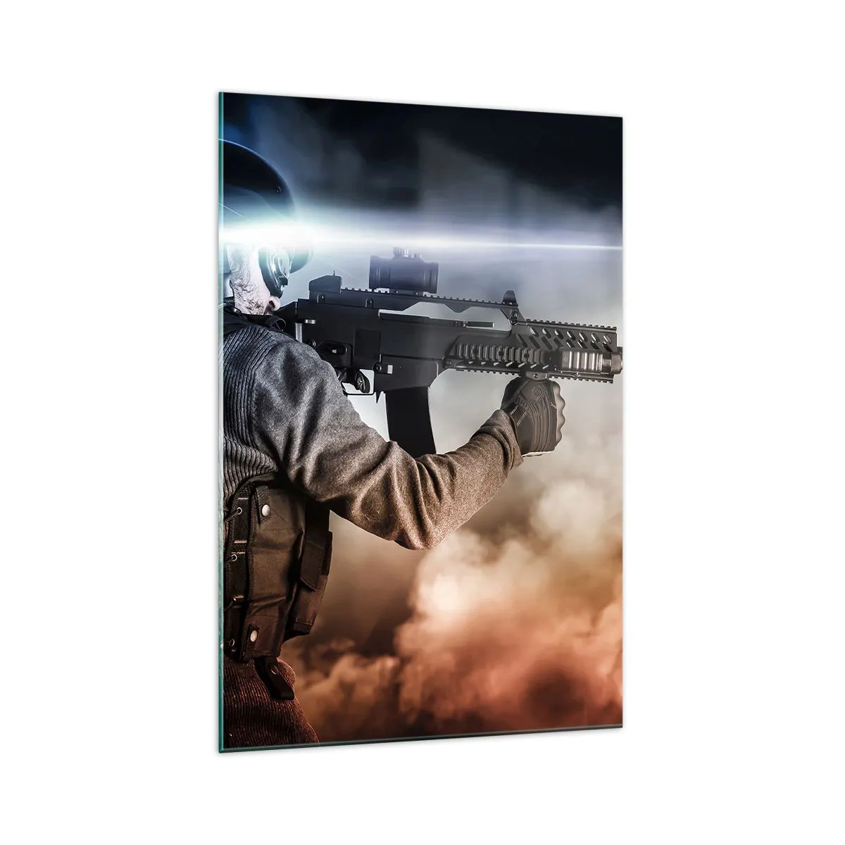 Obraz na skle - Proste hrdina - 70x100 cm