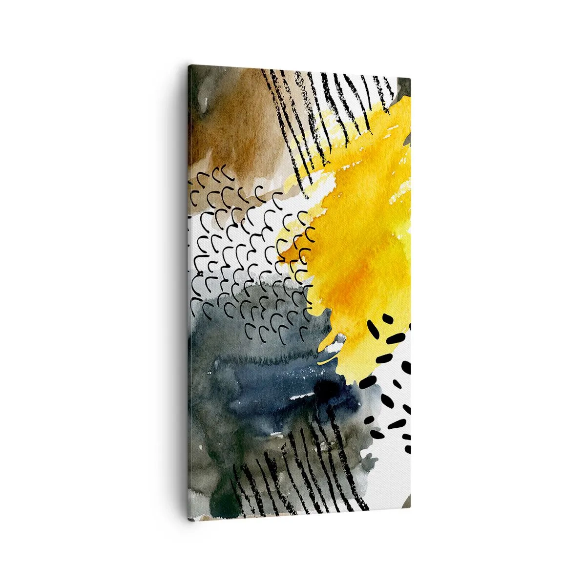 Obraz na plátne - Stretnutie živlov - 55x100 cm