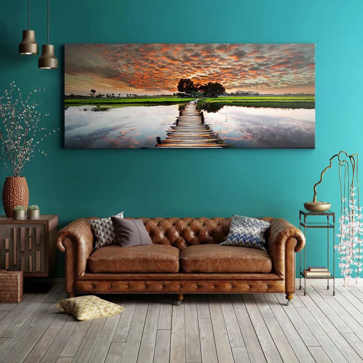 Obraz na plátne - Roztiahnite ruky - dýchajte  - 120x50 cm