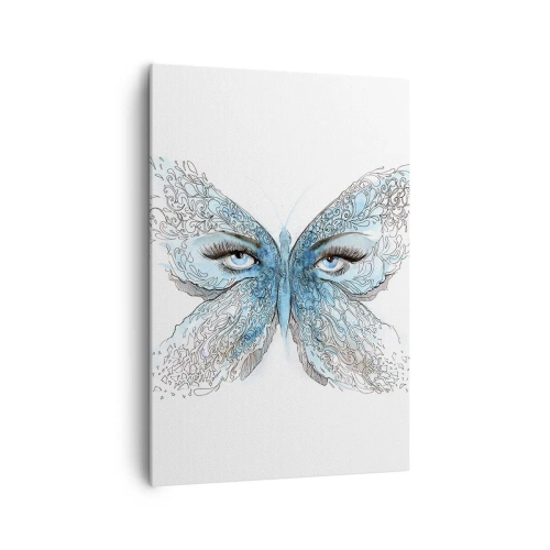 Obraz na plátne - Sýkorka modrinka eros - 70x100 cm