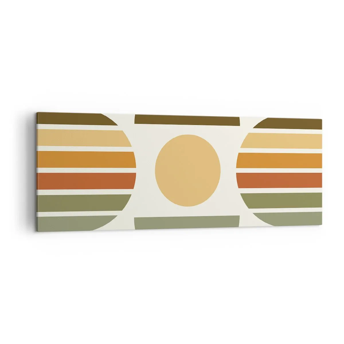 Obraz na plátne - Vo farbách zeme - 140x50 cm