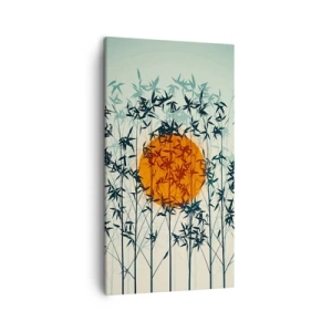 Obraz na plátne - Japonské slnko - 45x80 cm
