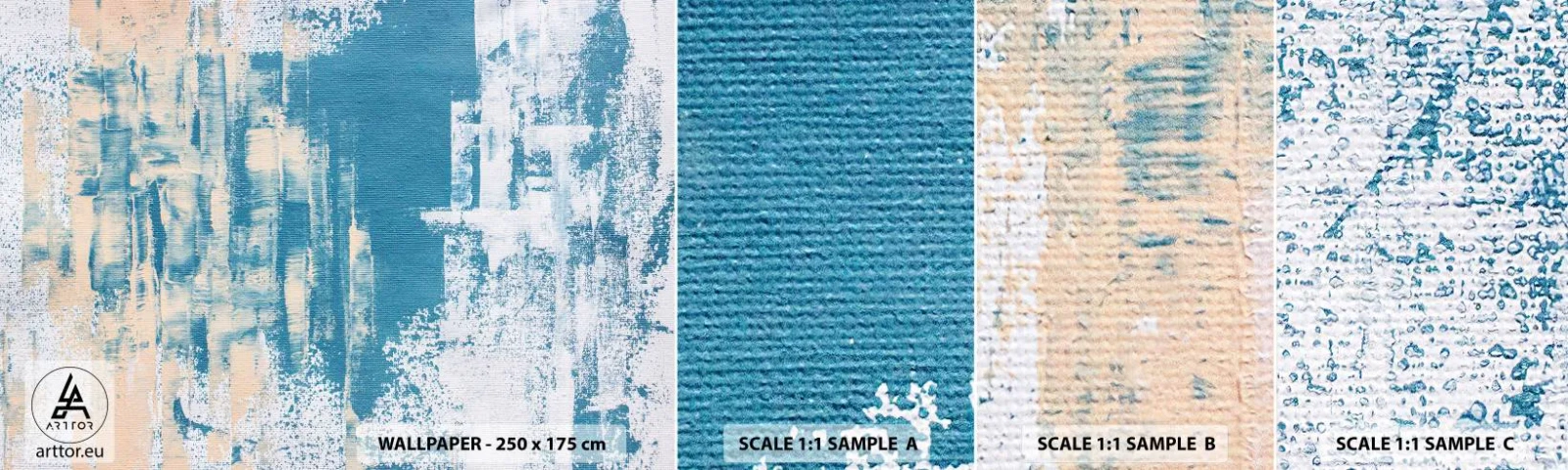 Vzorka Fototapeta Standard Eco - Cez cencúľ - Abstrakcia, Kus, Moderný vzor - 100x30 cm