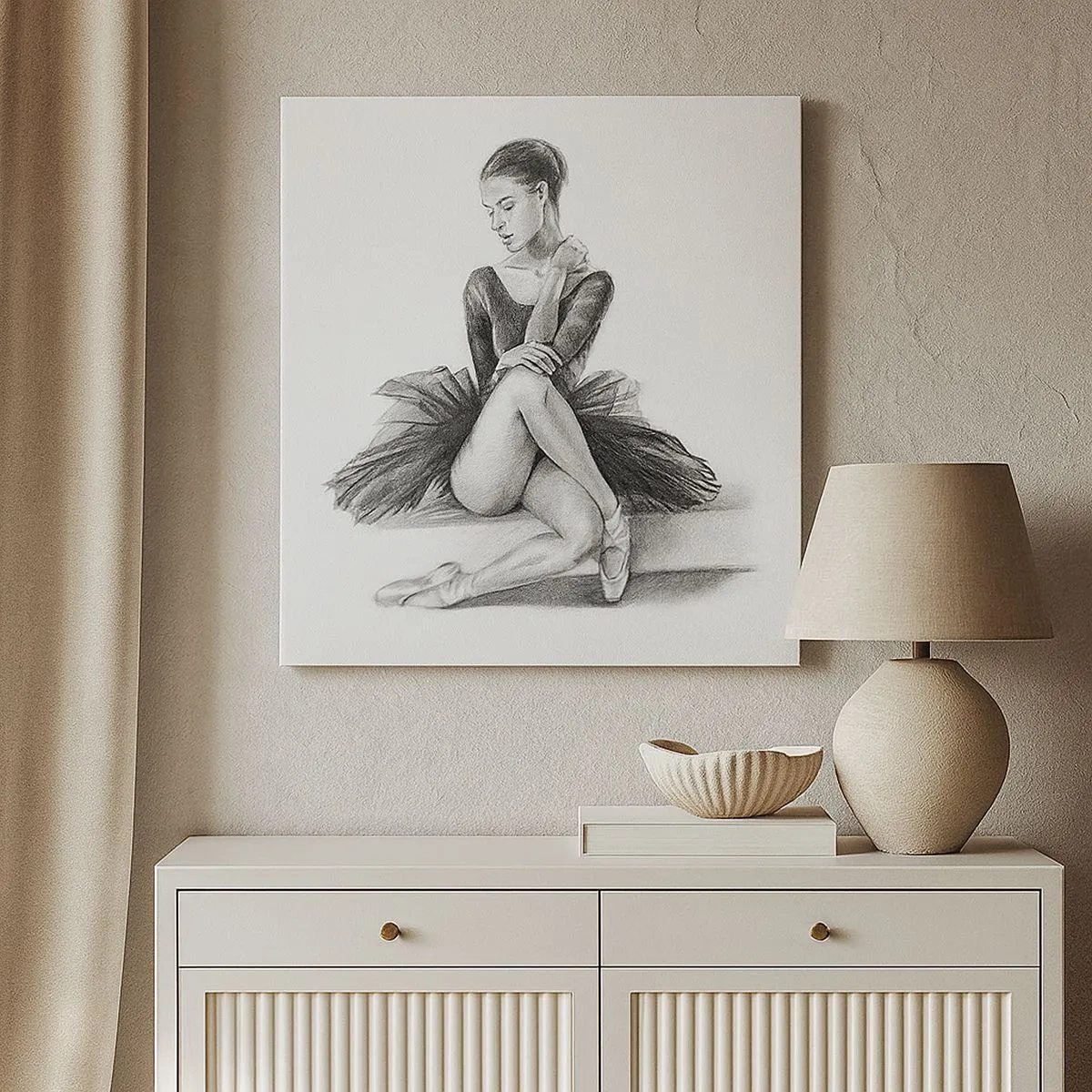 Obraz na plátne - Očarená tancom - 30x30 cm