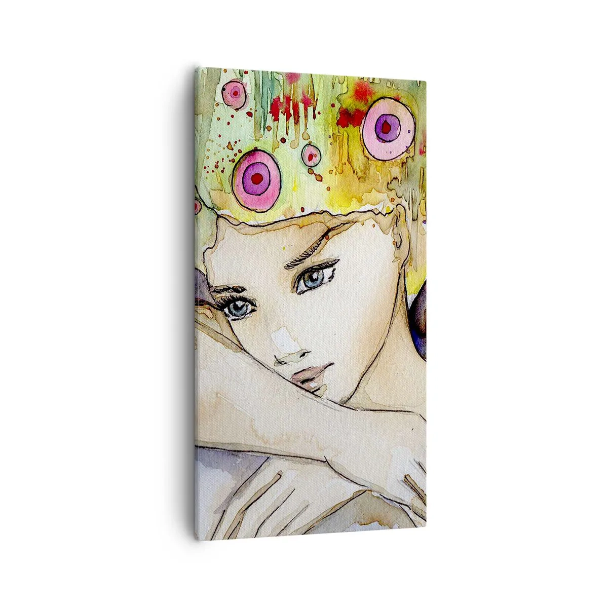 Obraz na plátne - Motýlia princezná - 55x100 cm