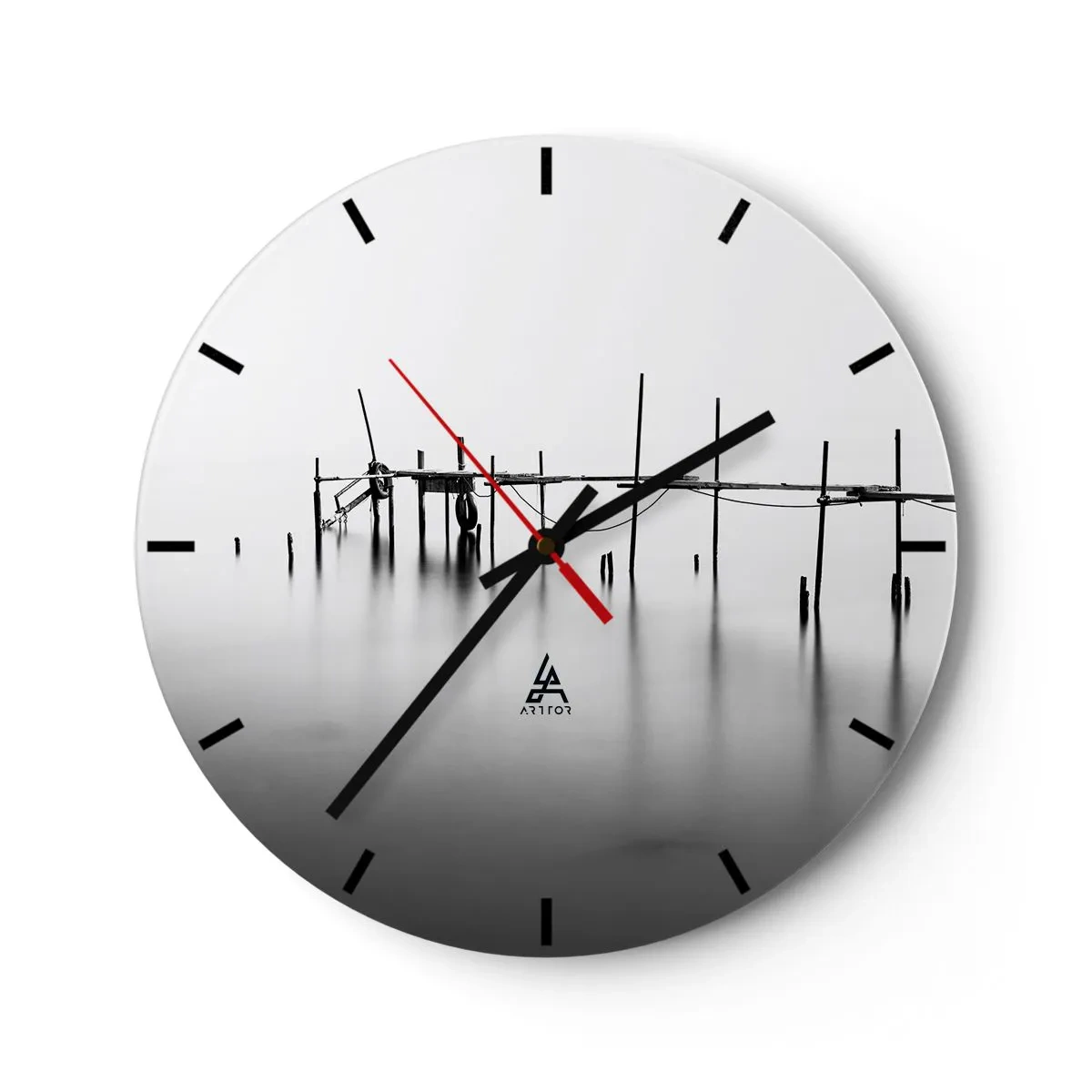 Nástenné hodiny - A čo keď svet nie je? - 40x40 cm