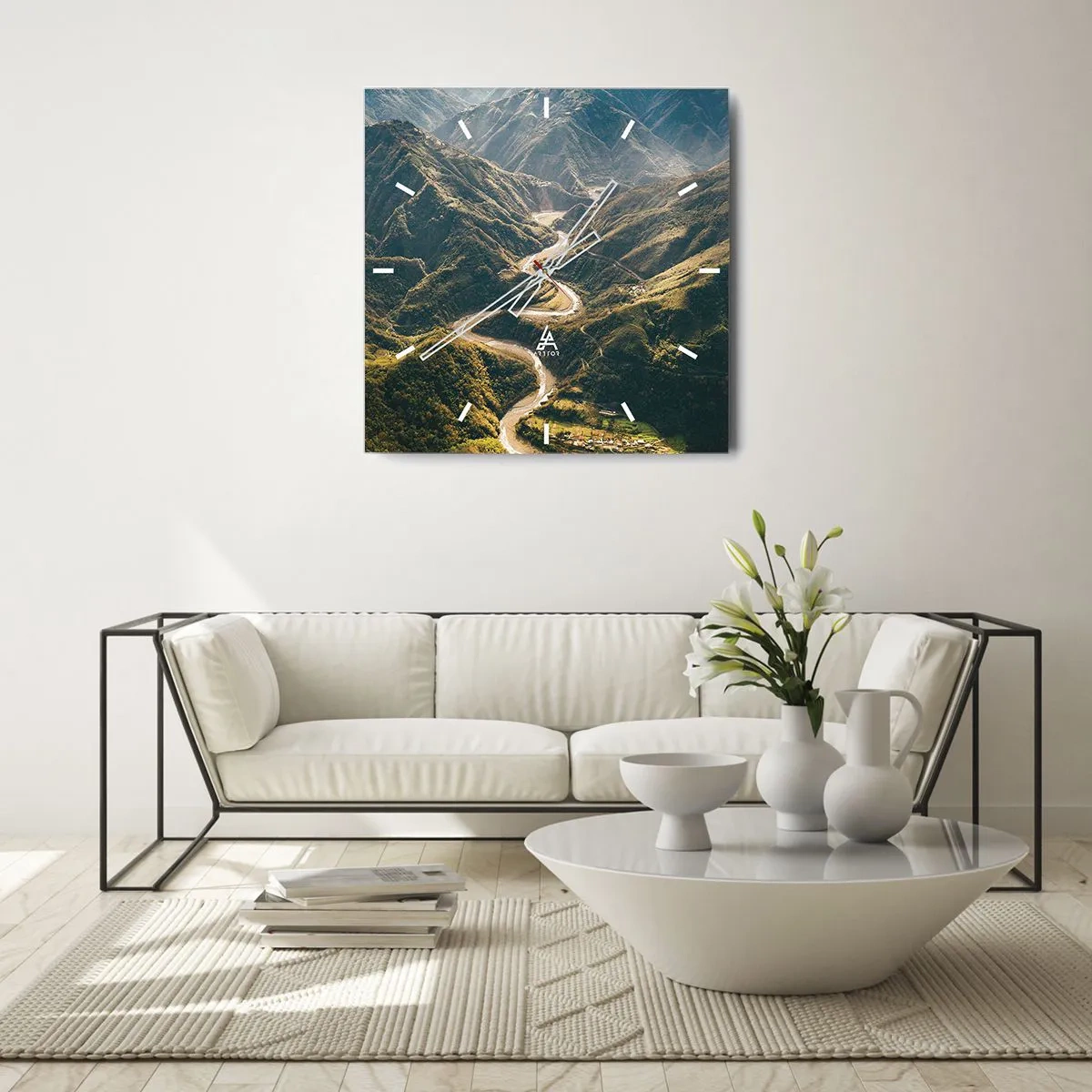 Nástenné hodiny - Priamo zo srdca hôr - 30x30 cm