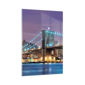 Obraz na skle - Po veľa rokov Brooklynský most - 80x120 cm