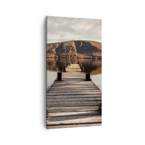 Obraz na plátne - Krajina v tichu - 55x100 cm