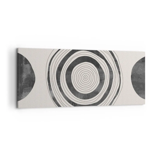 Obraz na plátne - Dôležité je to, čo je uprostred - 120x50 cm