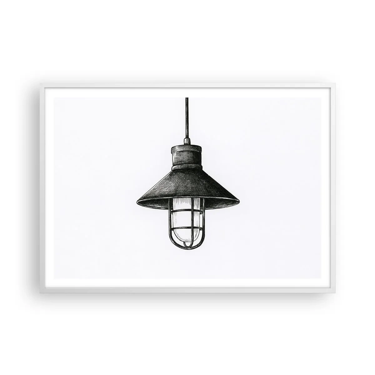 Plagát v bielom ráme - Ako pred rokmi… - 100x70 cm