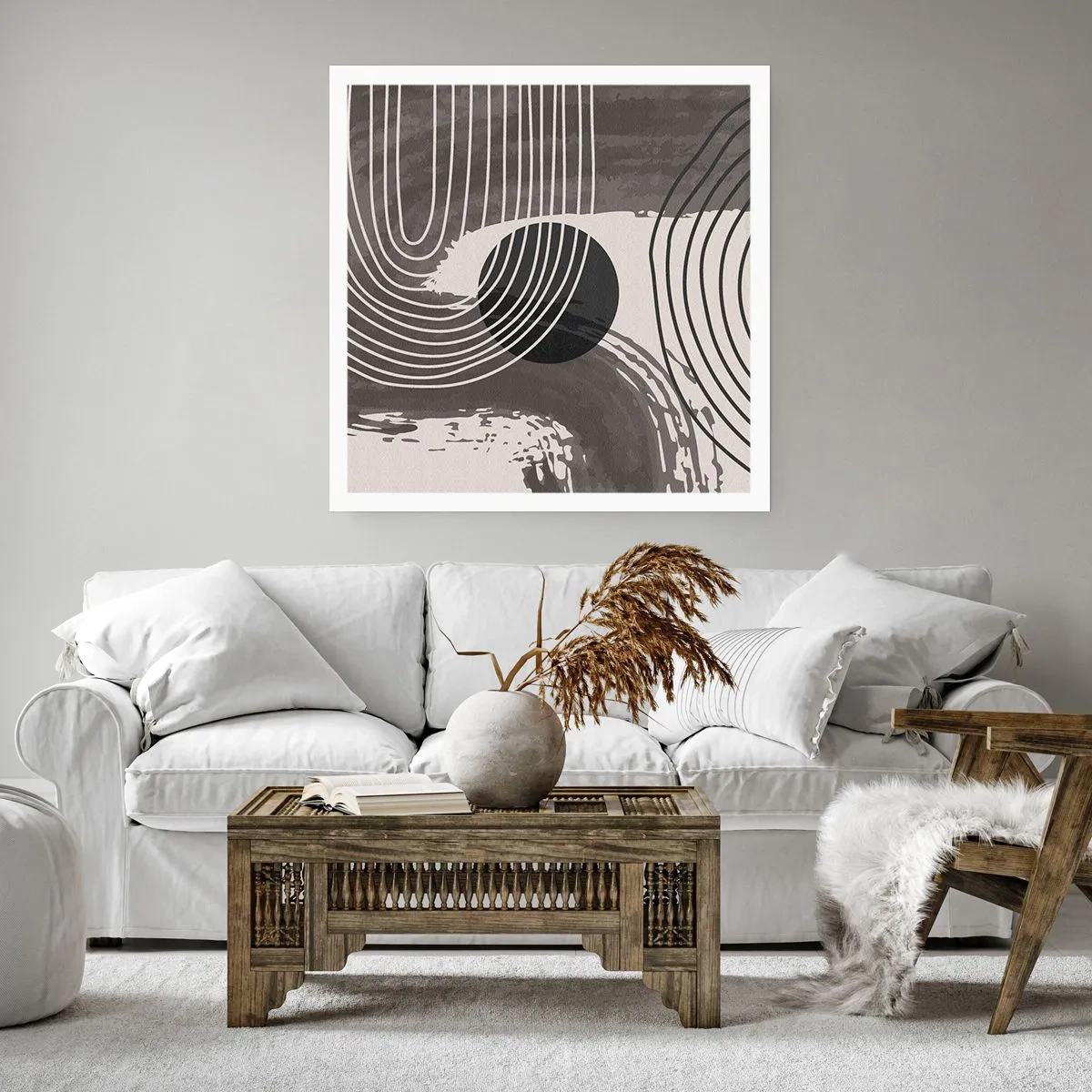 Plagát - Ovál víťazí - 60x60 cm
