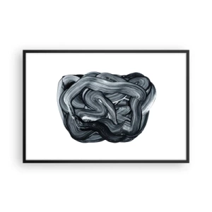 Plagát v čiernom ráme - Nie je to tak jednoduché - 91x61 cm