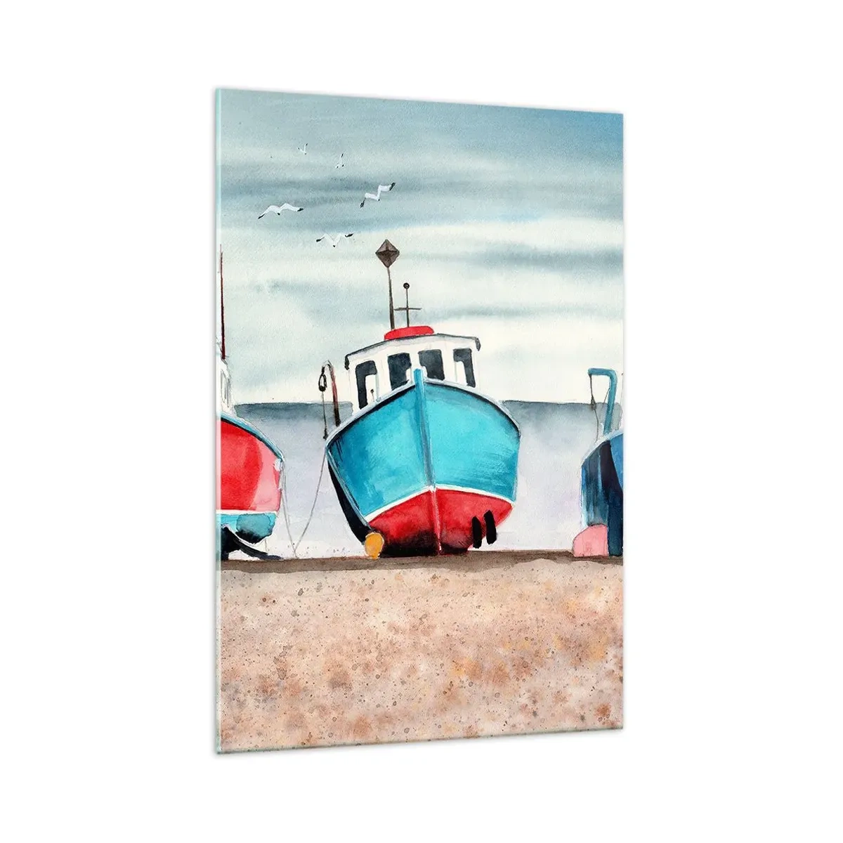 Obraz na skle - Pripravené na úlovok - 70x100 cm